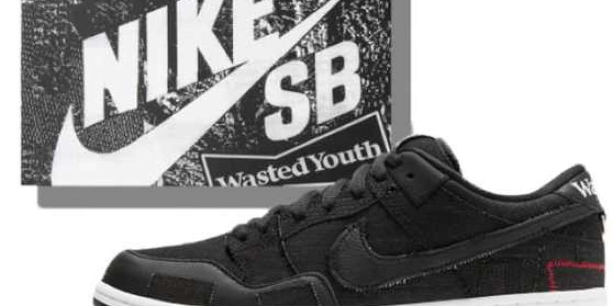 Nike Dunk Low SB Wasted Youth Black Denim